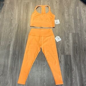 Beyond Yoga Orange Activewear Set